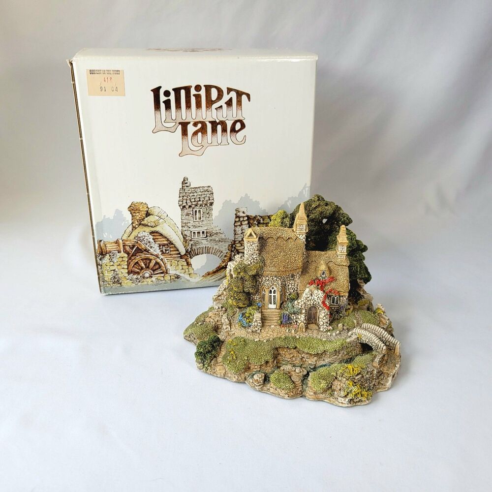 Lilliput Lane "Convent In The Woods" 1990 Collectible House Figurine Vintage